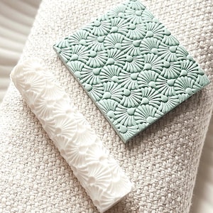 Mini rouleaux texturés en pâte polymère | Choisissez un rouleau d'argile ou un jeu | Mini-rouleau