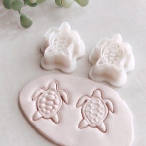 Turtle Shaped Polymer Clay Cutter | polymer clay cutter | sea cutters | Canadian clay cutters