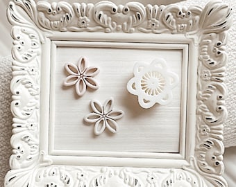 Cutout Daisy Shaped Polymer Clay Cutter | 2 styles to choose from | polymer clay cutters | Canadian clay cutters |
