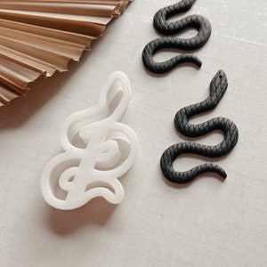 Snake Polymer Clay Cutter 3D Printed Clay Cutter Canadian Clay Cutter Company image 1