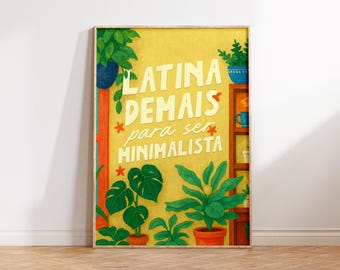 Impresión estética latina, póster en español, cita en español, poder latino, decoración de pared mexicana de moda, orgullo latino, regalos latinos, decoración de apartamentos
