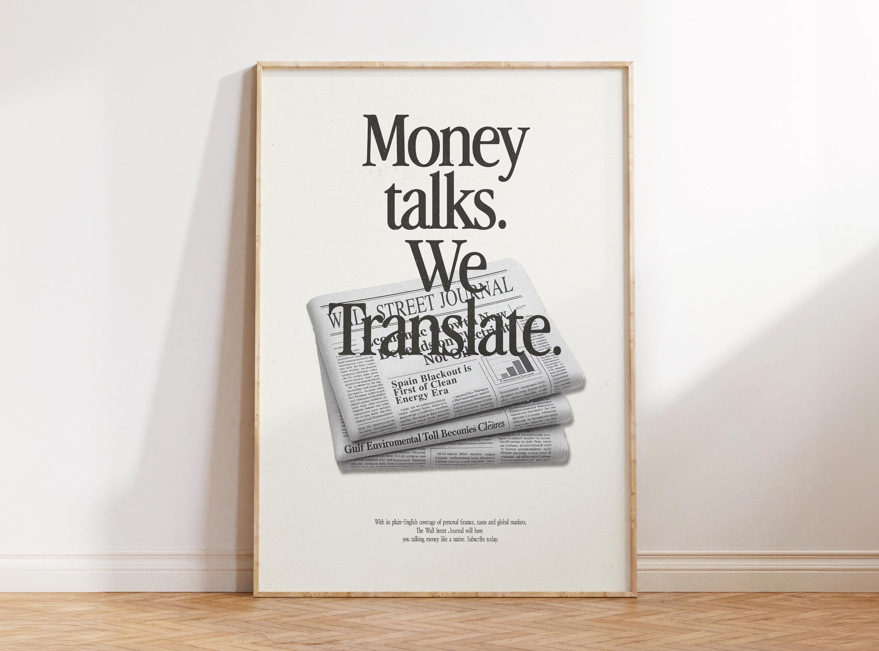 Retro Wall Street Journal, Vintage Wall Street Art, Money Wall Art