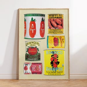Tomato Print, Kitchen Wall Art, Food Art, Mediterranean Print, Printable Wall Art, Eclectic Kitchen, Food Print, Vintage Art Print, Trendy