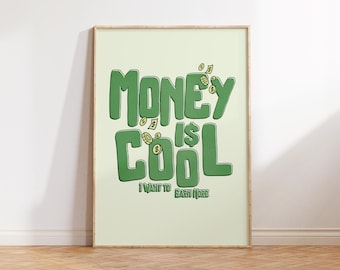 Money Finance Wall Art, Wall Street Art, Money Wall Art, Finance Decor, Financial Art, Stock Market Art, Office Wall Decor, Finance Gift