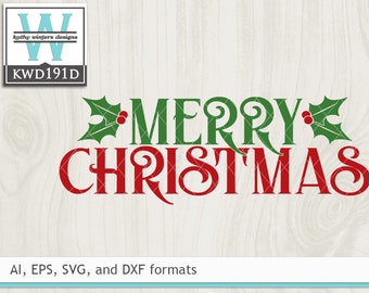 Svg Christmas Cutting File Kwd188f Etsy
