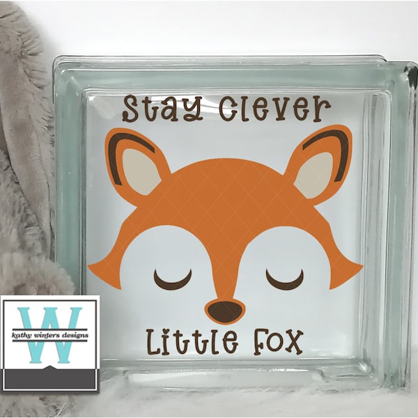 Lighted Block Decal Etsy