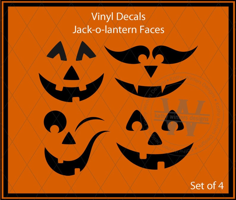 jack o lantern face pieces jack o lantern face pieces