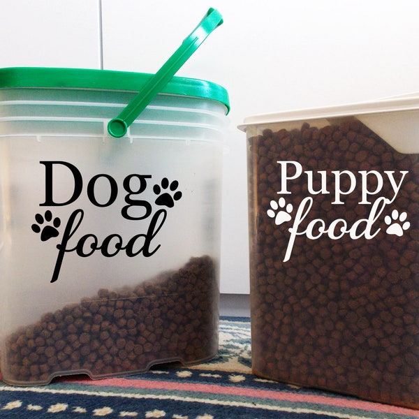 Dog Food Label Etsy