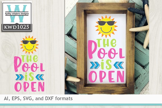 Svg Summer Cutting File Kwd1025 Etsy
