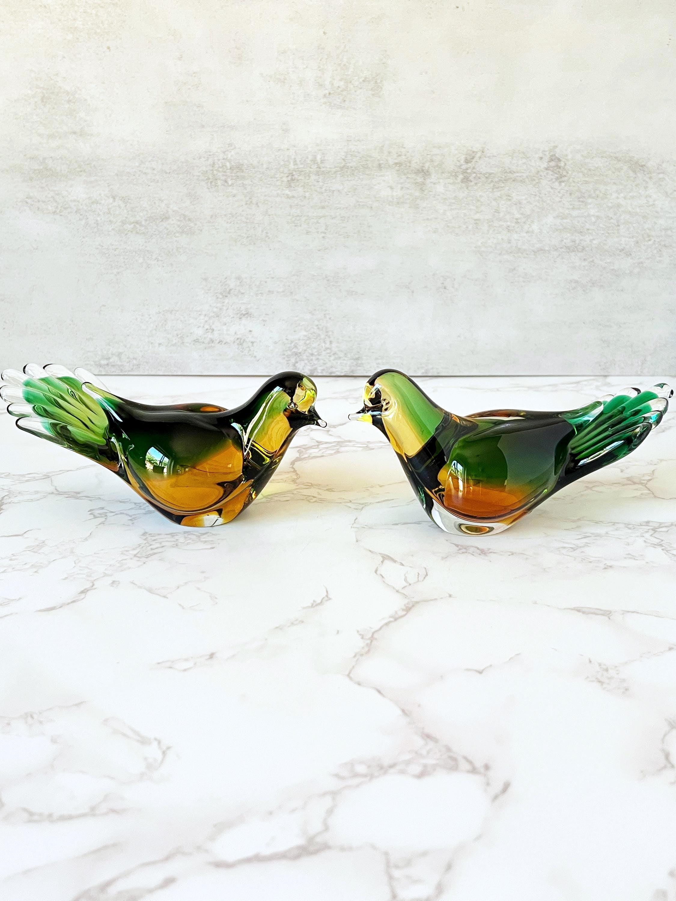 Vintage murano glass dove - Etsy 日本