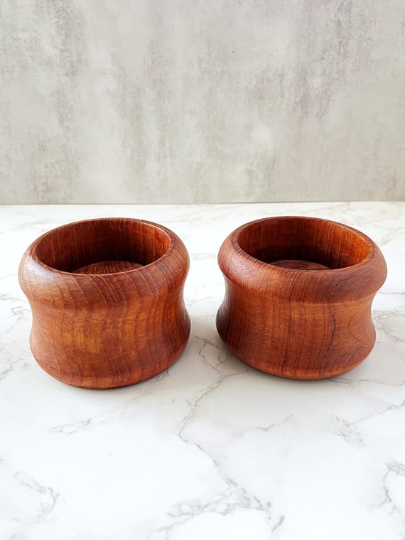 チーク キャンドルホルダーセット ヴィンテージ デンマーク ミッド