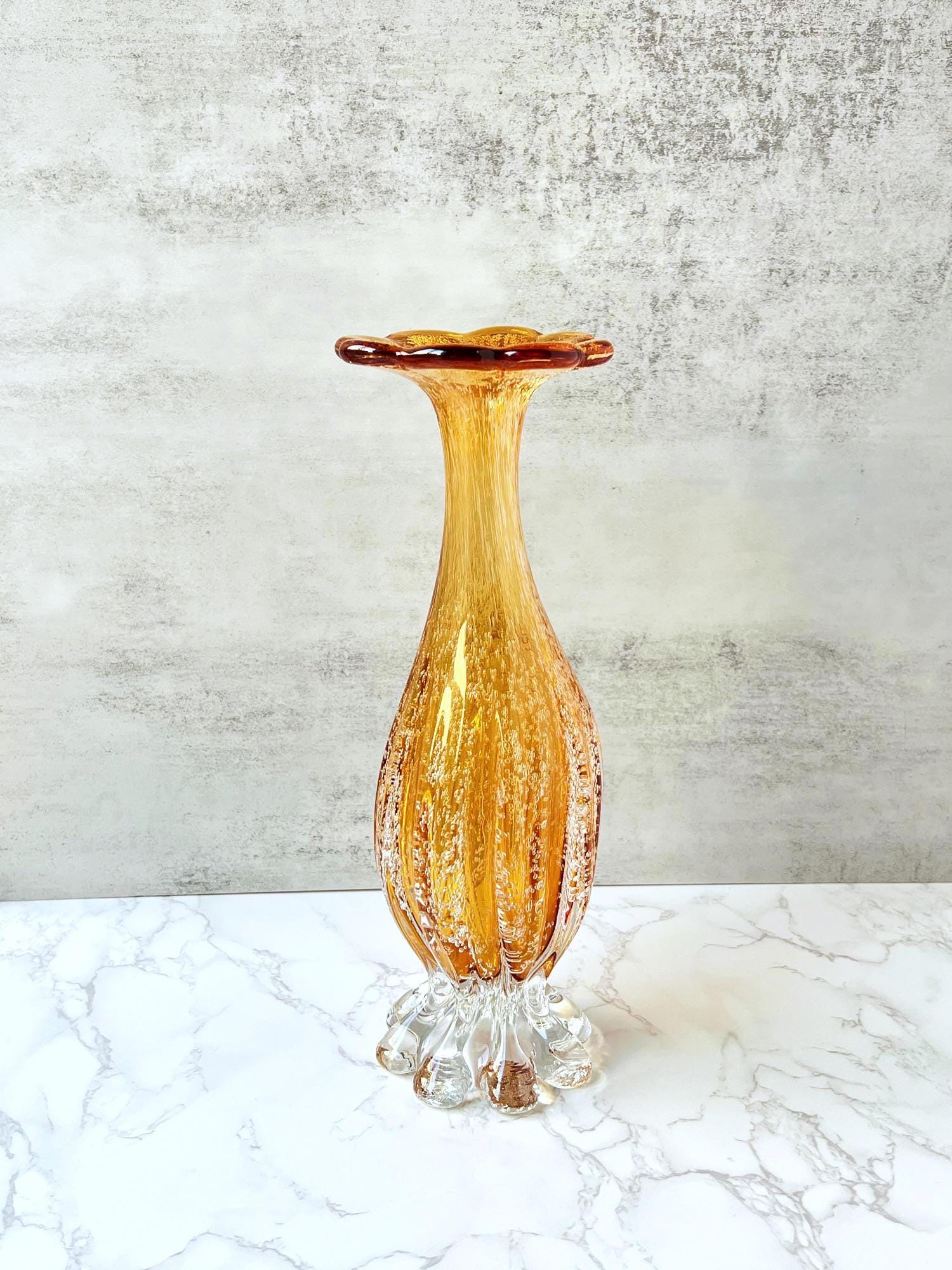 Bubble glass vase - Etsy 日本