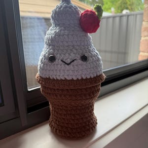 Large Amigurumi Ice Cream Cone