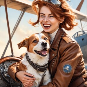 Custom Human & Pet Portrait – Personalized Artwork, Unique Bond Illustrations, Funny or Heartwarming Designs, Perfect Gift for Pet Lovers