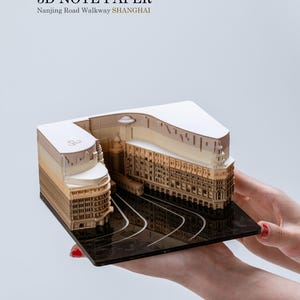 Papier à lettres 3D / Art / Artisanat / Maquette / Cartes / Cadeaux / Papeterie / Culture / Architecture / Educatif / Construction / Enfants / Adolescents