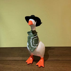 Cowboy Green Bandana 7 Inch Desk Goose Outfit