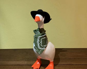 Cowboy Green Bandana 7 Inch Desk Goose Outfit