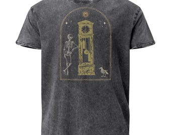 Father Time denim tee shirt