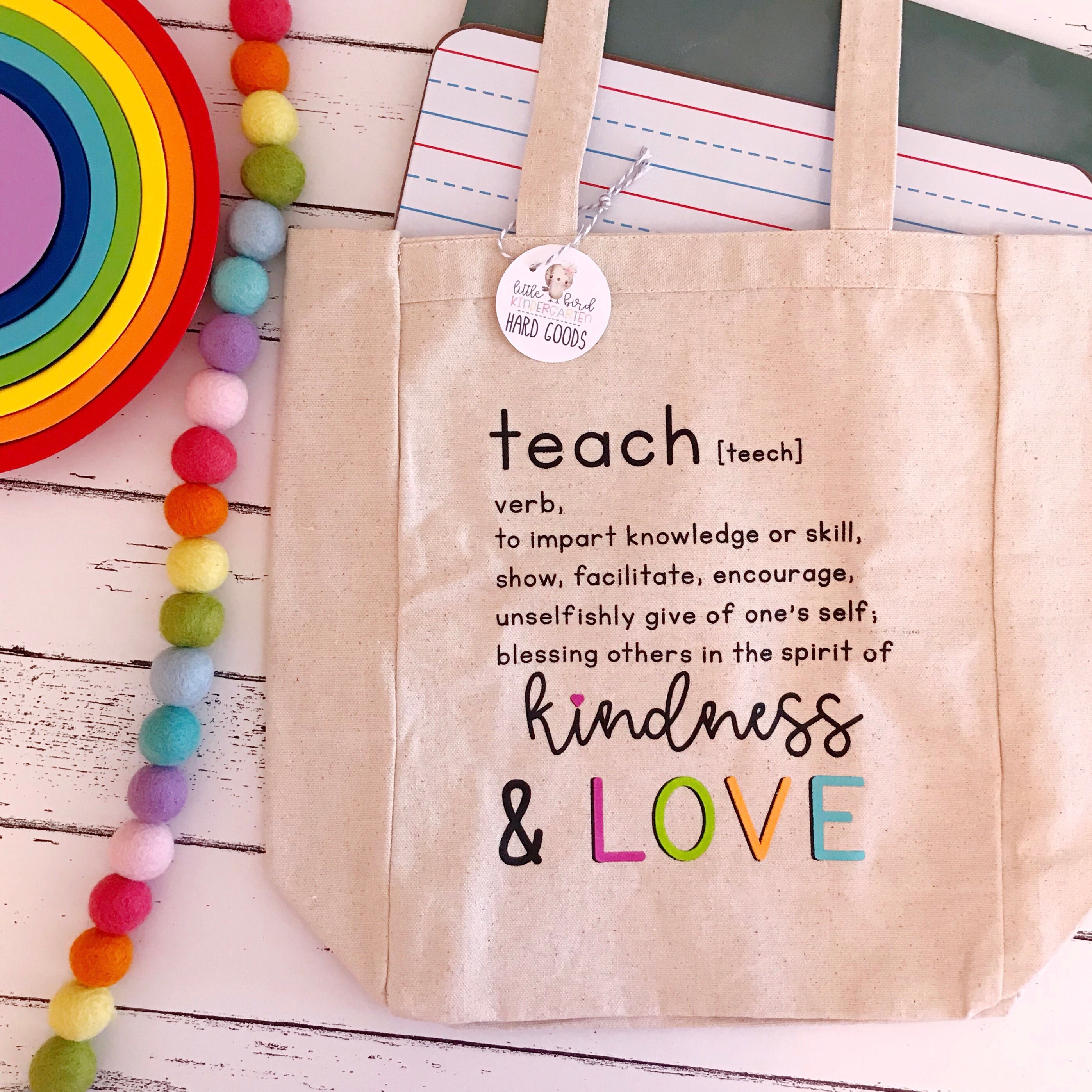 Teach Definition Tote Bag Etsy
