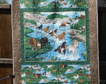 Horses in the Meadow