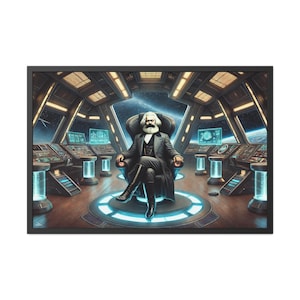 Karl Marx Gemälde, Karl Marx Wandkunst, gerahmte Poster, Wohndekor, Geschenk für Geschichtsliebhaber, Wanddekor, Bürodekor