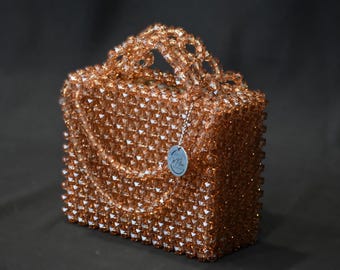 Wedding Guest Purse, Beaded Evening Clutch, Formal Event Handbag, Gift For Her
