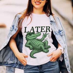 See You Later Alligator Last Day of School Teacher Png End of Year Teacher Tshirt Teacher Summer T-Shirt Teacher Gift Teacher Png