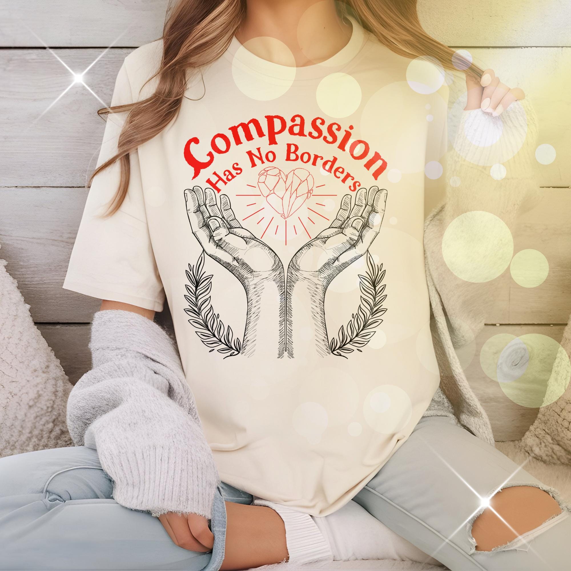 Compassion Has No Borders T Shirt