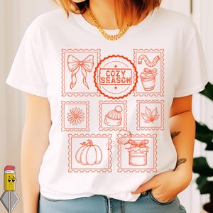 Gezellig seizoen png, herfstvibes png, herfstsublimatie png, herfstpompoen png, herfstseizoen png, retro herfst png, herfstontwerp, herfst herfstshirt