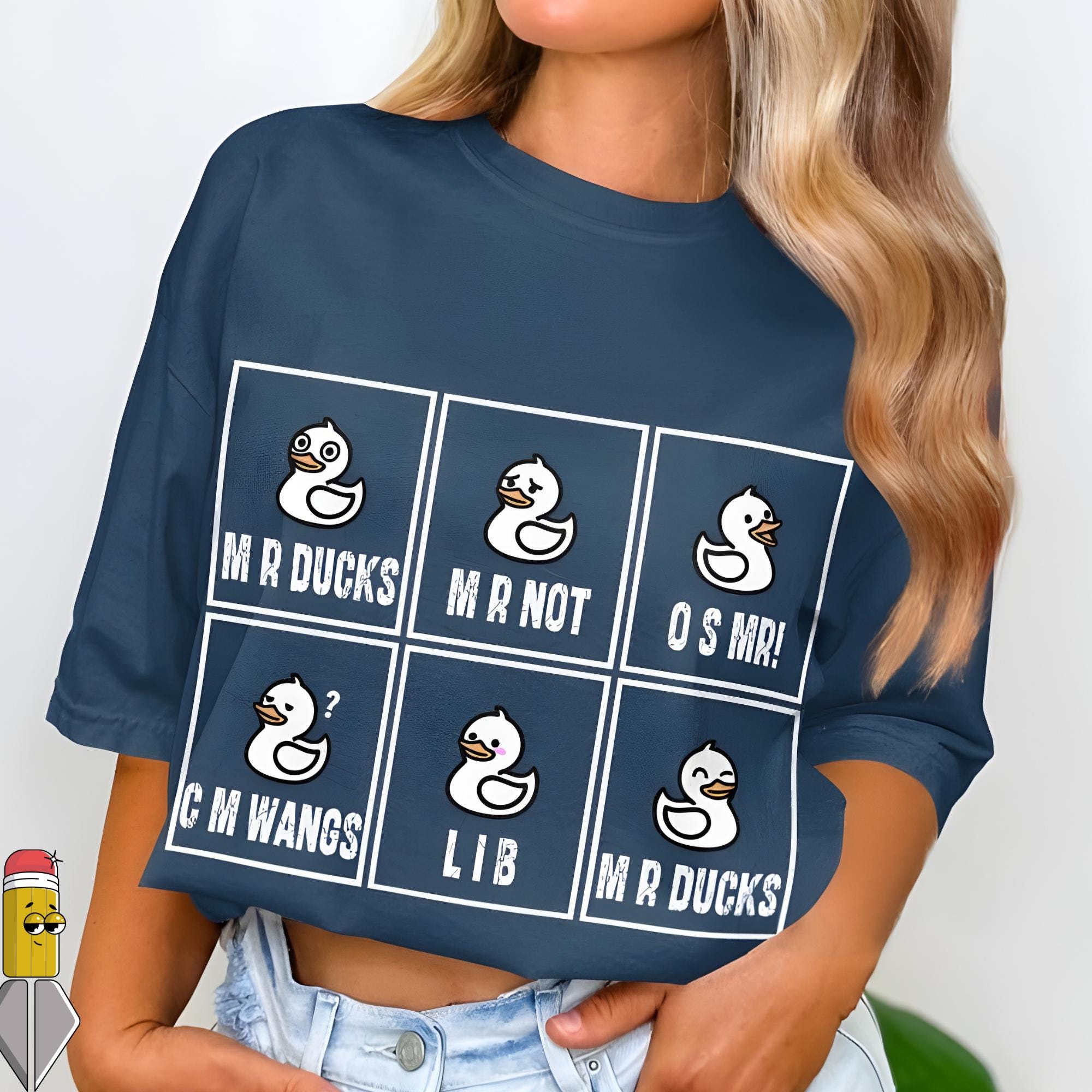 Funny Ducks Meme Language PNG SVG MR Ducks Text Art Viral Duck Quote ...