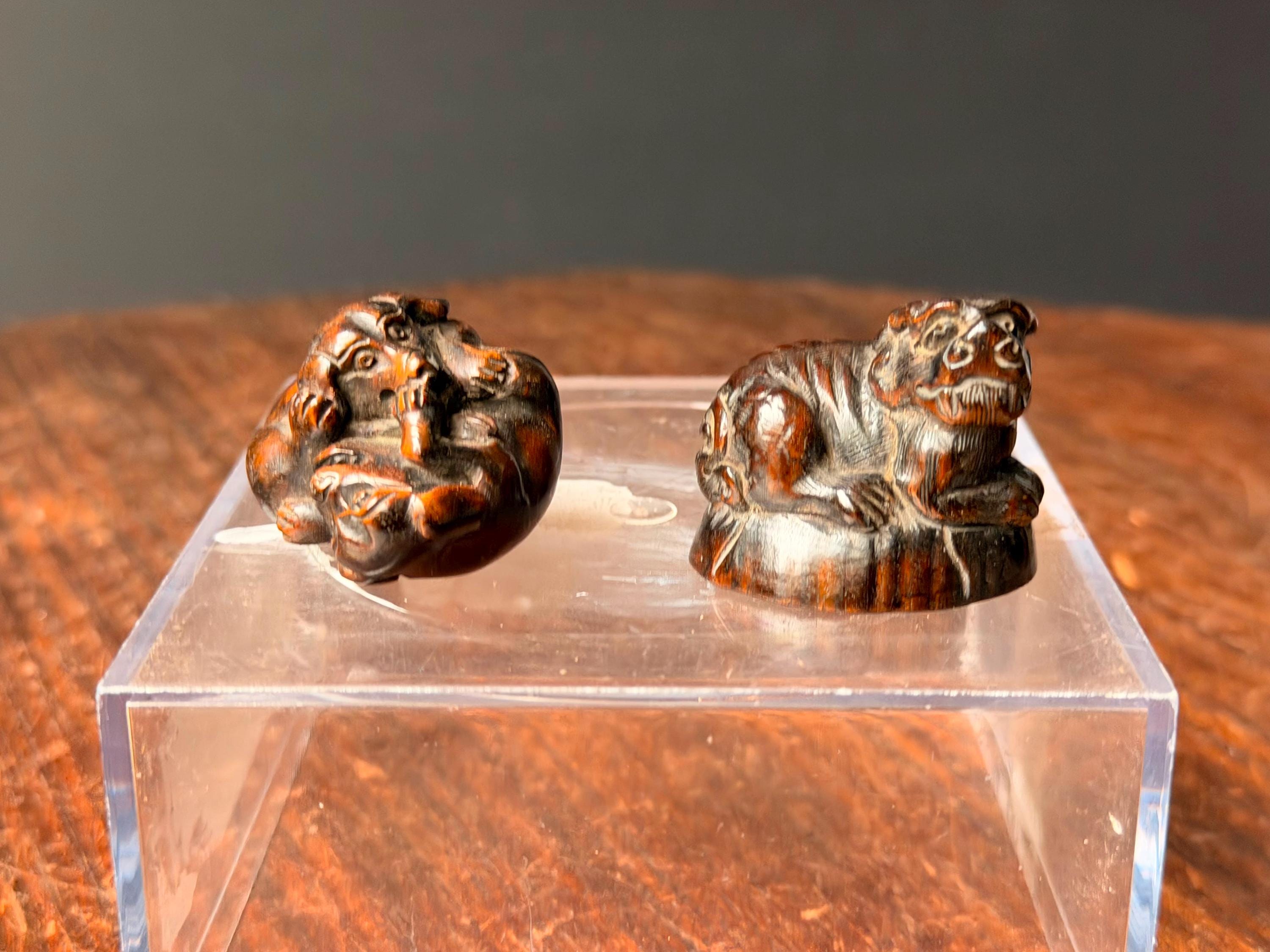 Japanese Zodiac Wood Carvings - Etsy