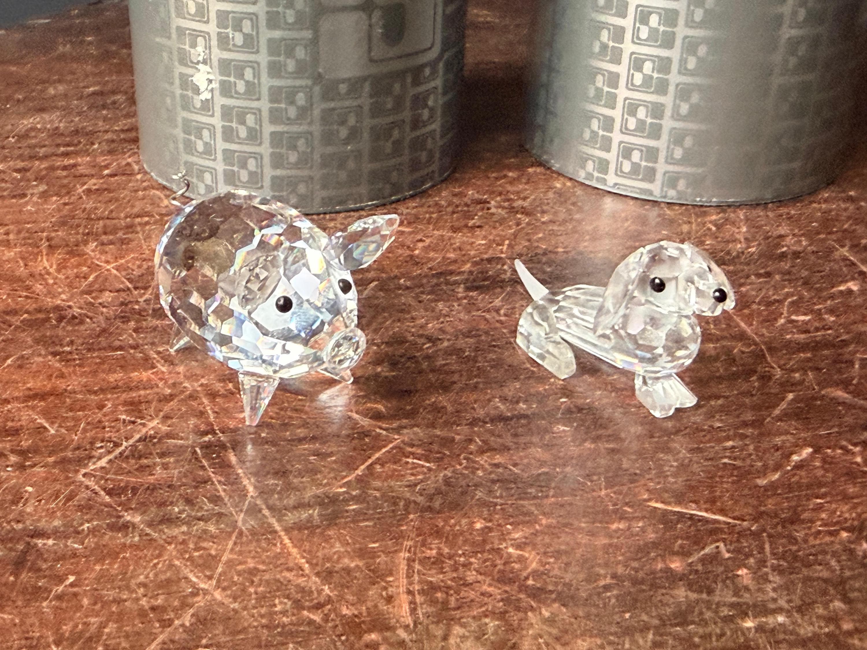 スワロフスキー　グレートデーン スワロフスキー グレートデーン Swarovski Crystal Dachshund Figurine