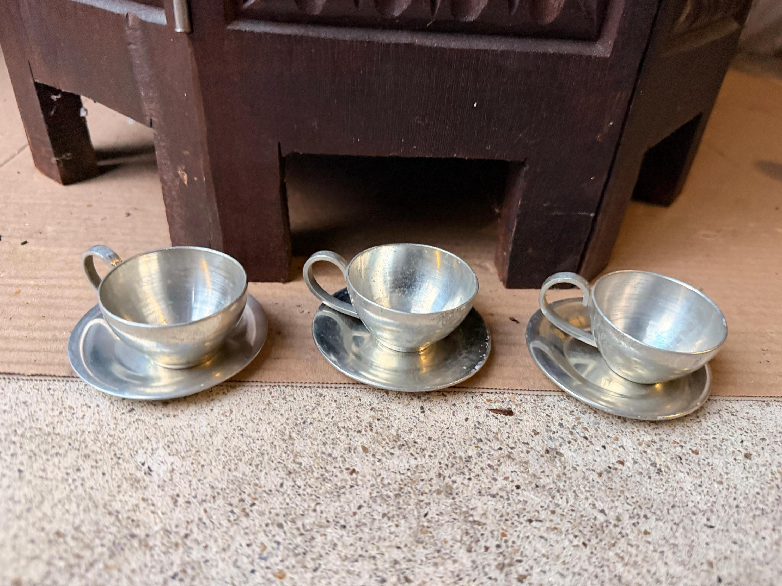 Indonesian Silver Tea Set - Etsy
