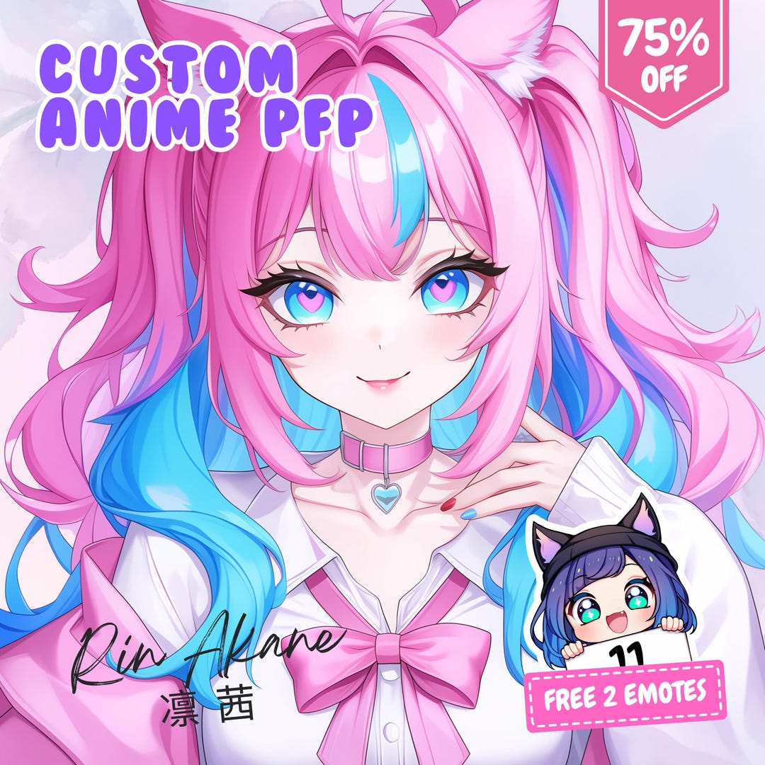 Custom Anime PFP Commission | Anime PFP | Profil Icon | PFP | Anime ...