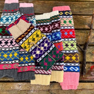 Leg warmers, Knit wool leg warmers, Lambs wool over the knee leg warmers, Knitted yoga and dancer&#39;s leg warmers, Long ribbed boot warmers