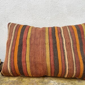 16x24 Pillow, Couch Pillow, Large Couch Cushion, Turkish Rug Pillow, Handmade Pillow, Kilim Pillow Cover, Cushion cover, Sofa Pillow