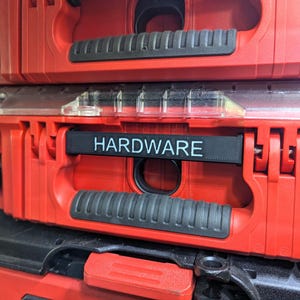 Milwaukee Packout Deep Organizer Labels