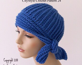 knit flapper hat