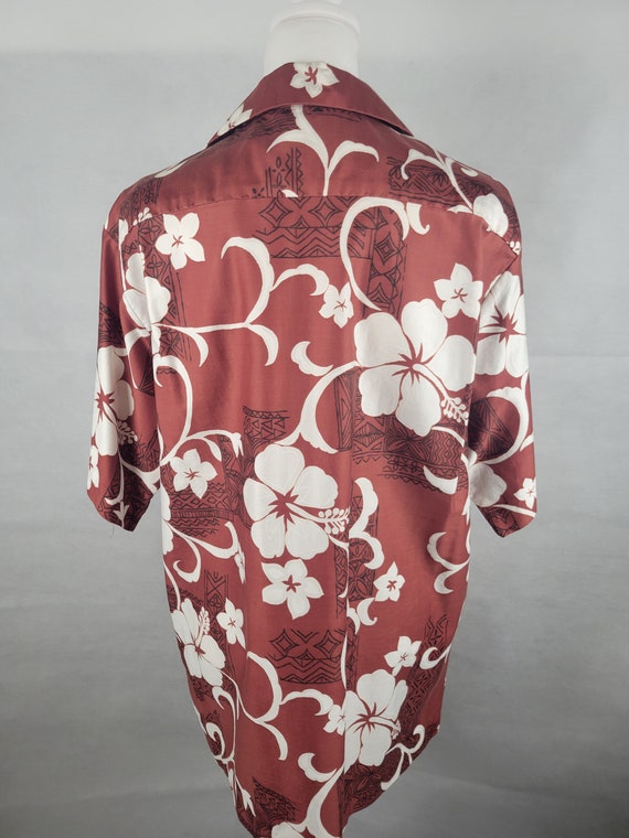 Vtg 1970s Hilo Hattie's Hawaiian print men's shir… - image 5