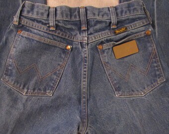 Vtg 1980s High Waist Wrangler denim Jeans 30W 33L