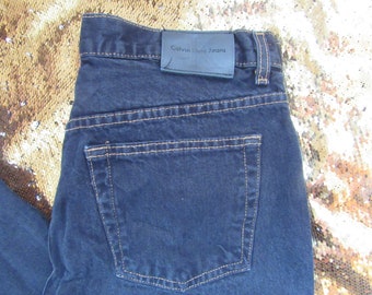 Vtg 1990s Black Calvin Klein bootcut jeans size 8
