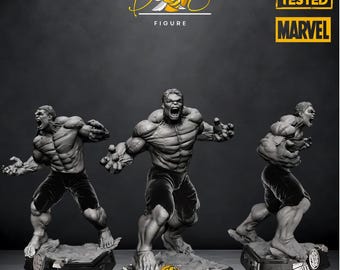 Marvel Hulk Figure STL File – High-Quality 3D Printing (Digital Download)