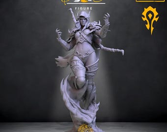 Sylvanas Windrunner STL File – High Quality 3D Printing Figure (Digital Download)