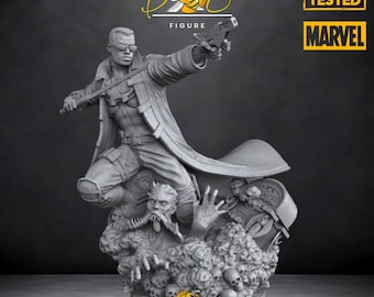 Marvel Blade 3D Print STL File – High-Quality Bust, Diorama Figure