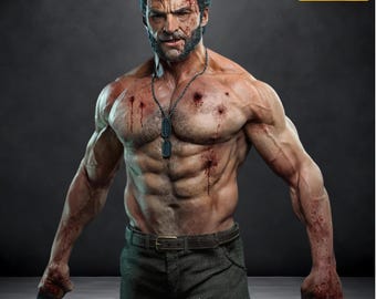 Logan Wolverine  3D Printable Figure STL File – Diorama (Digital Download)
