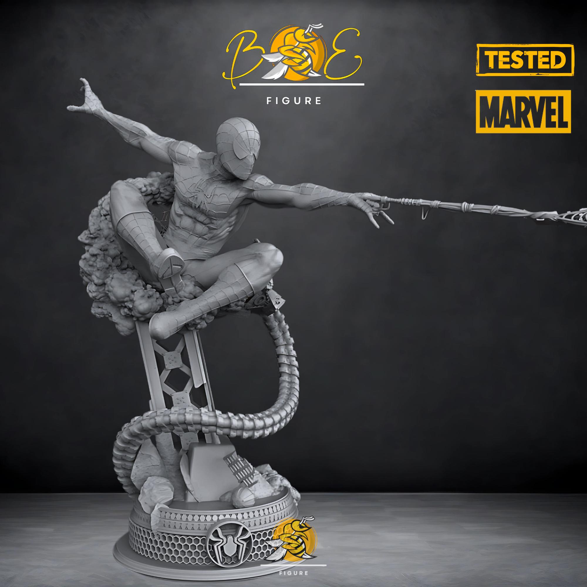Spiderman Statue STL File - Etsy