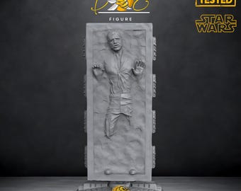 Han Solo in Carbonite STL File – Star Wars 3D Printing (Digital Download)