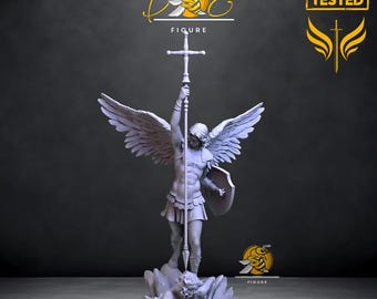 Archangel Michael Bust STL File, 3D Printing Figure (Digital Download)