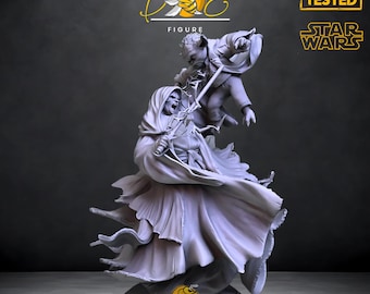 Star Wars Darth Sidious Vs Yoda 3D Print STL File