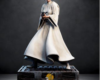 Star Wars - Princess Leila Organa STL File, 3D Printing Figure (Digital Download)